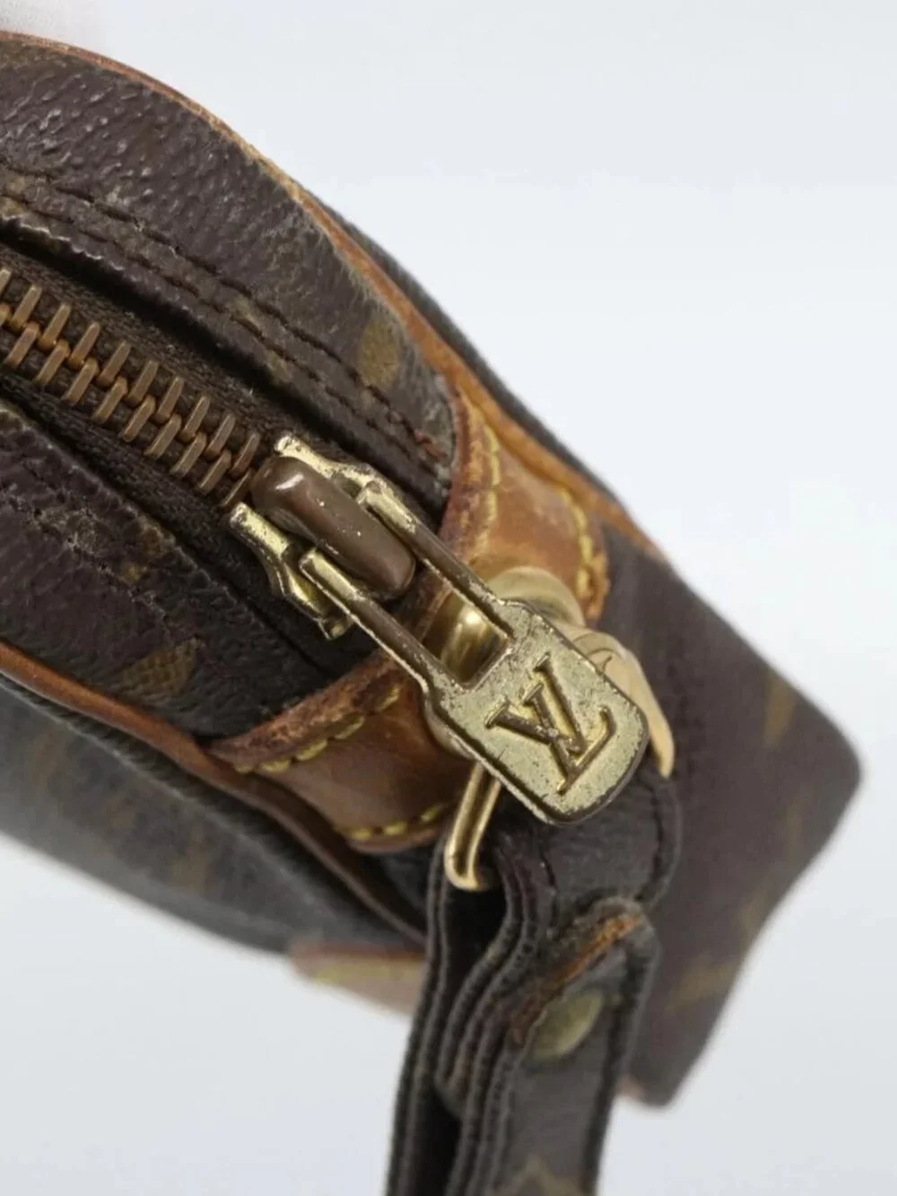 LOUIS VUITTON Monogram Marly Dragonne PM Clutch Bag M51827 LV Auth BA13571
